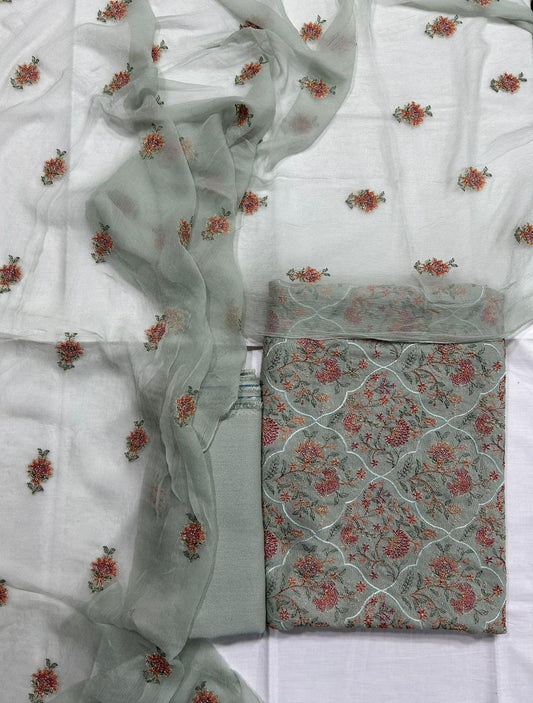 3 Piece Embroidered Karandi unstitched